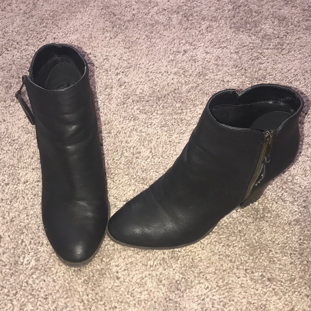 Black 3’ Heel Booties - Picture 2 of 3